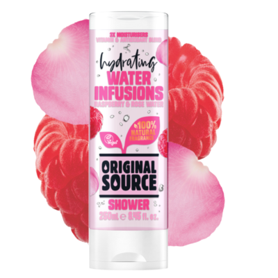Original Source Hydrating Water Infusions Raspberry & Rose Water Shower Gel 250ml